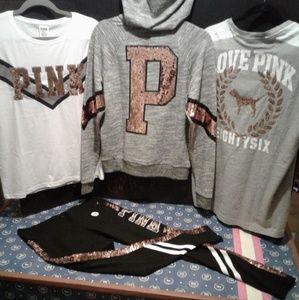 VS PINK Bling Sets From NEW Collection NWT